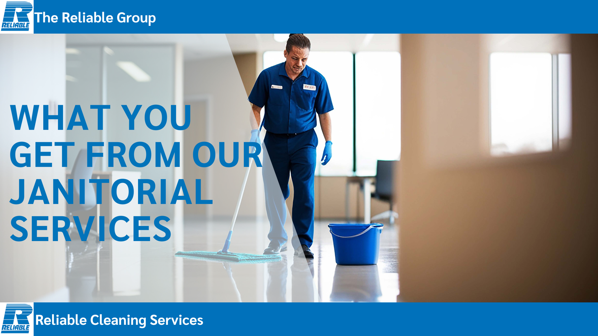 Janitorial cleaning services for commercial facilities