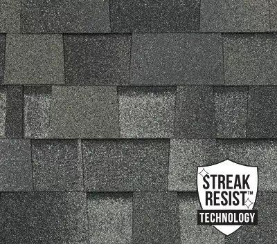 Storm Grey shingle line