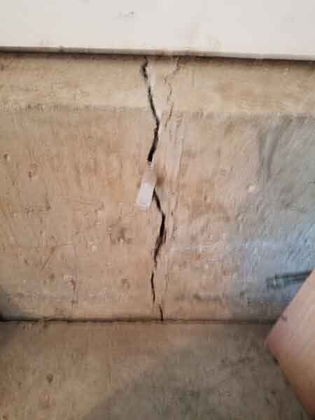 cracked wall