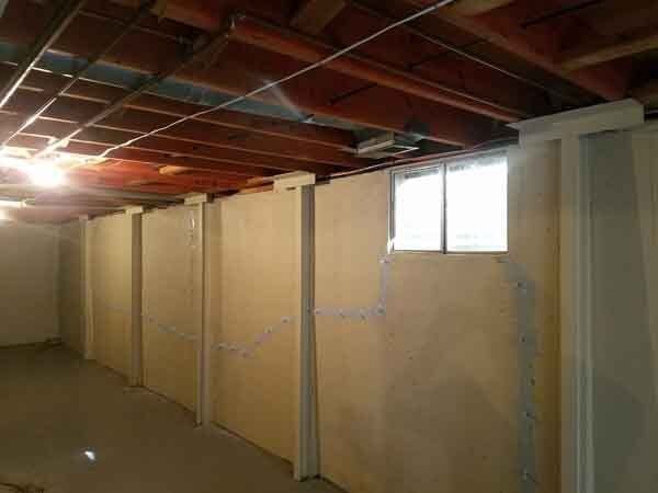 unfinished basement