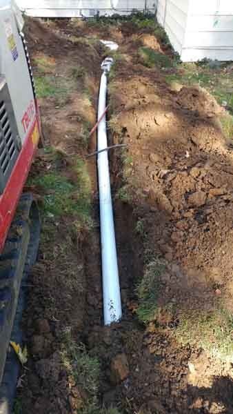 pipe in ground