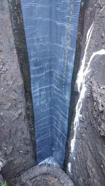 repaired wall