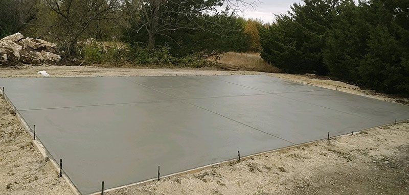 poured concrete