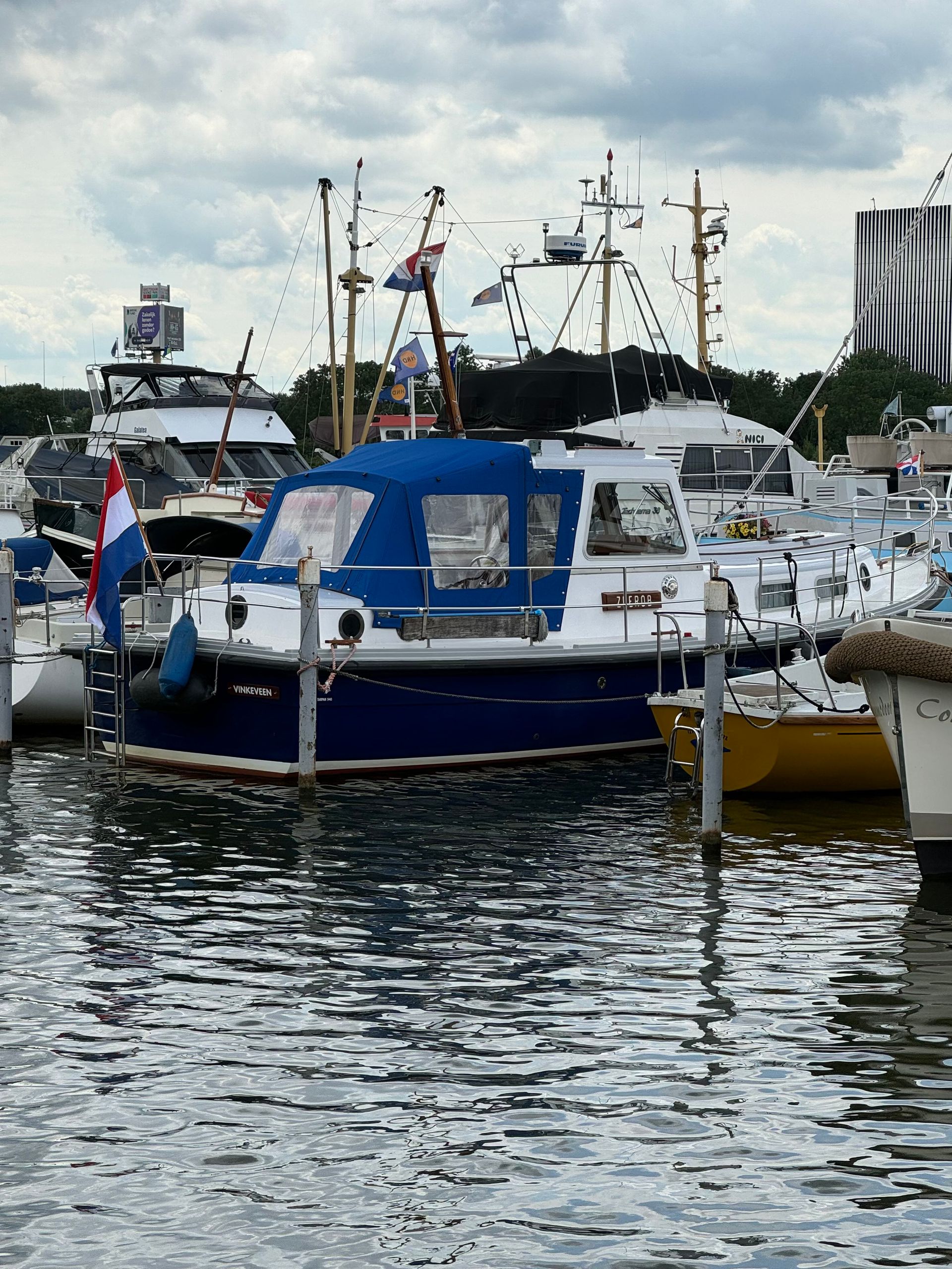 Boot achtertent