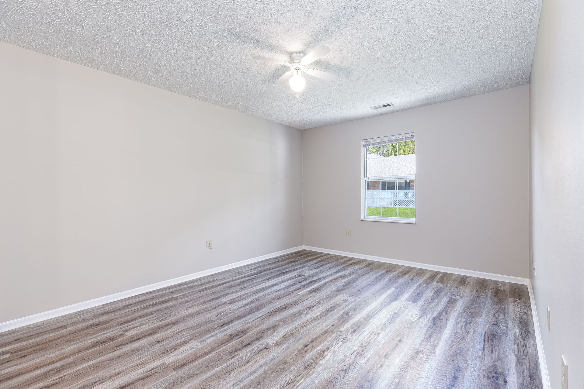 spacious bedroom