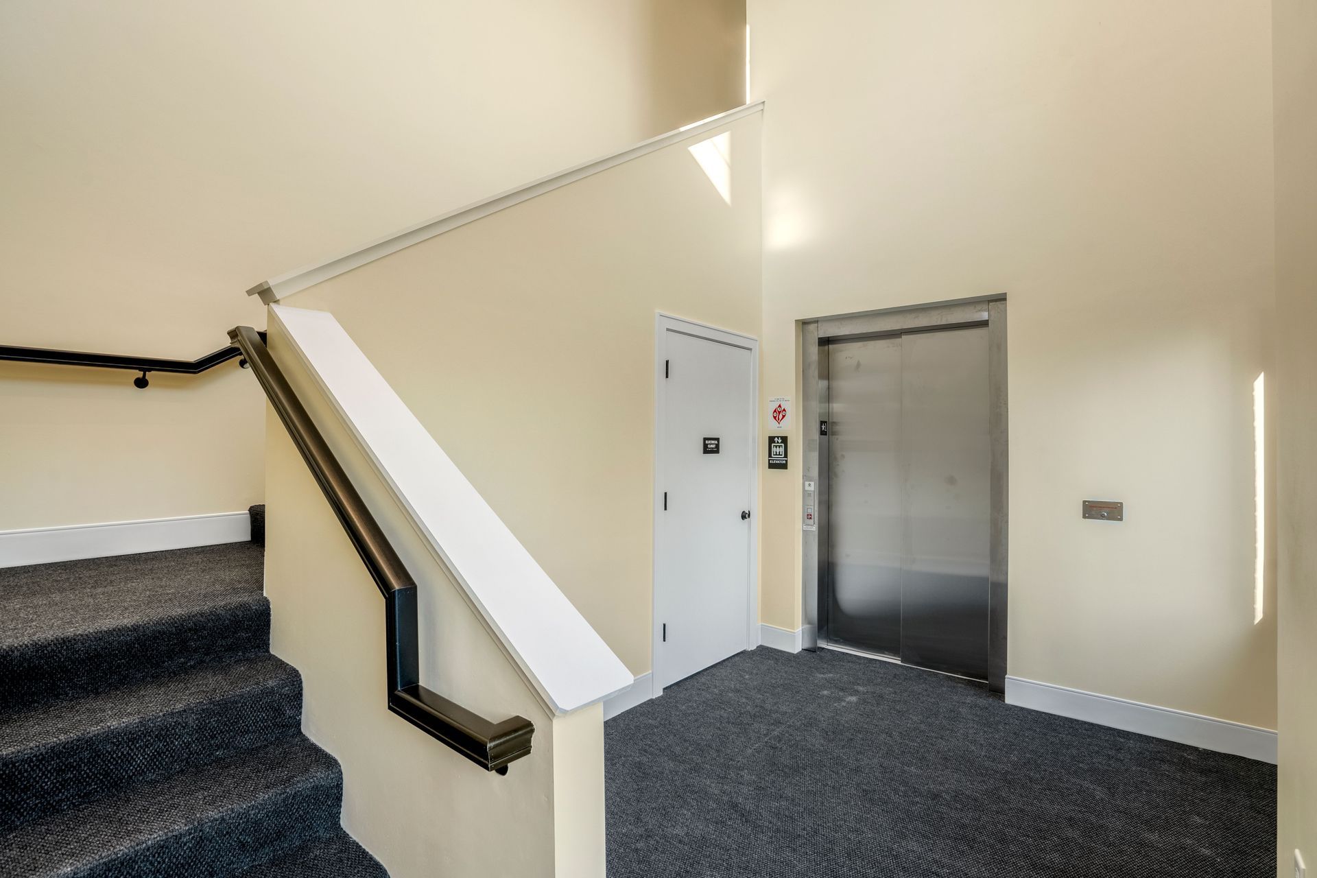 elevator and stairs