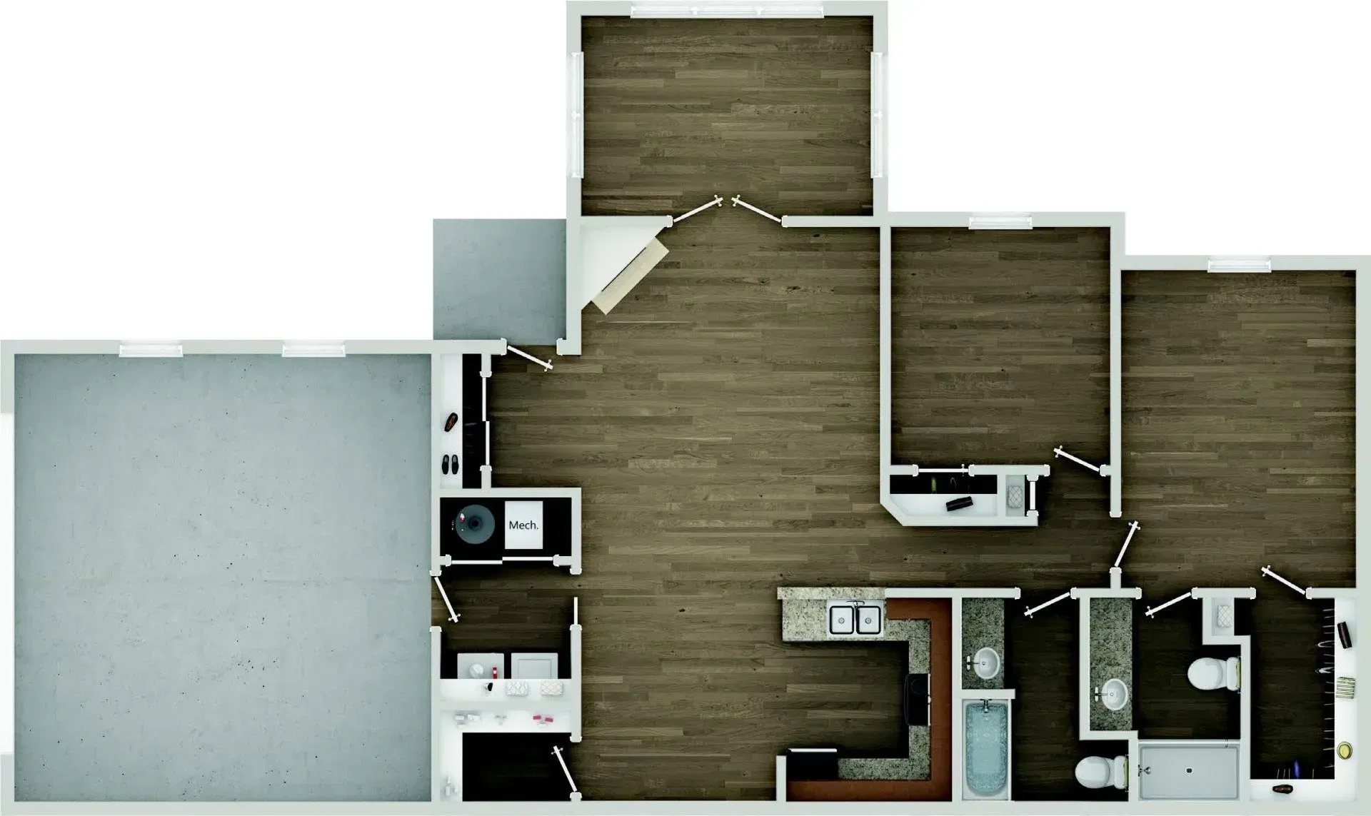 1 bedroom