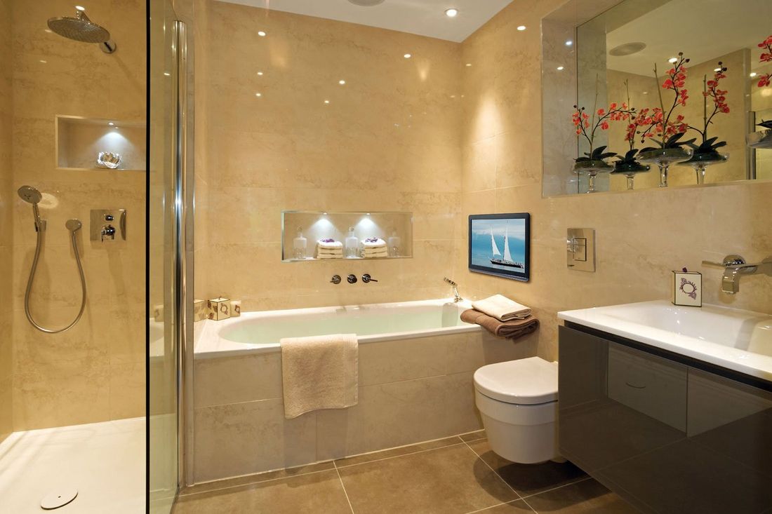 Faretti per illuminazione bagno moderno