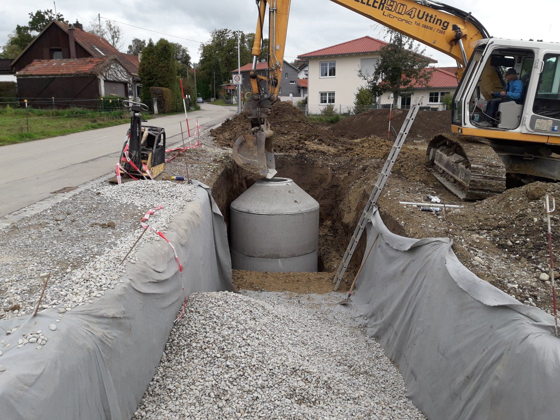 Entwässerungsarbeiten