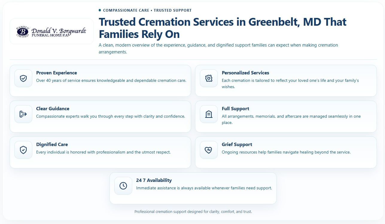 Trusted Cremation Services in Greenbelt, MD That Families Rely On
