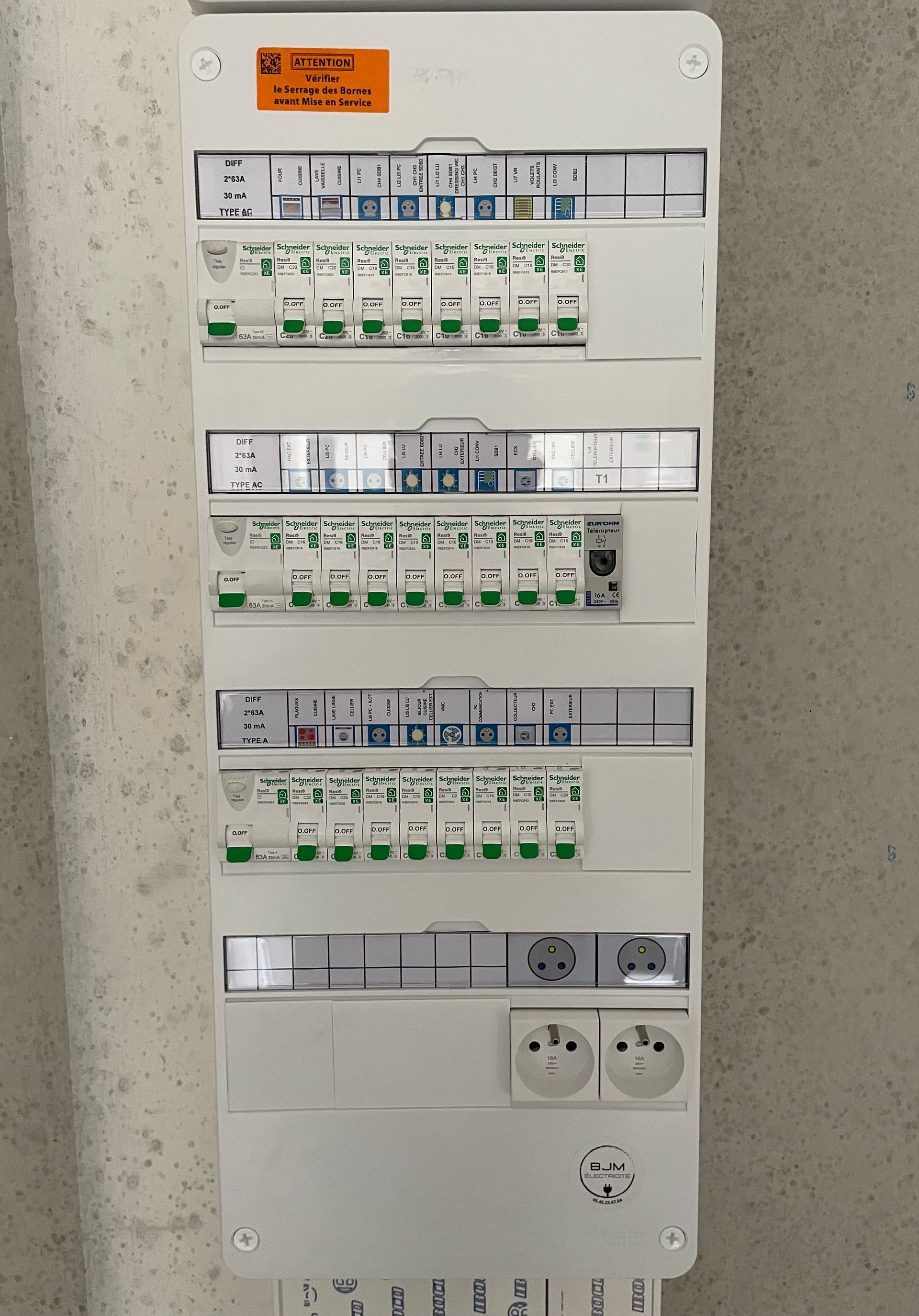 Pose tableau électrique angouleme