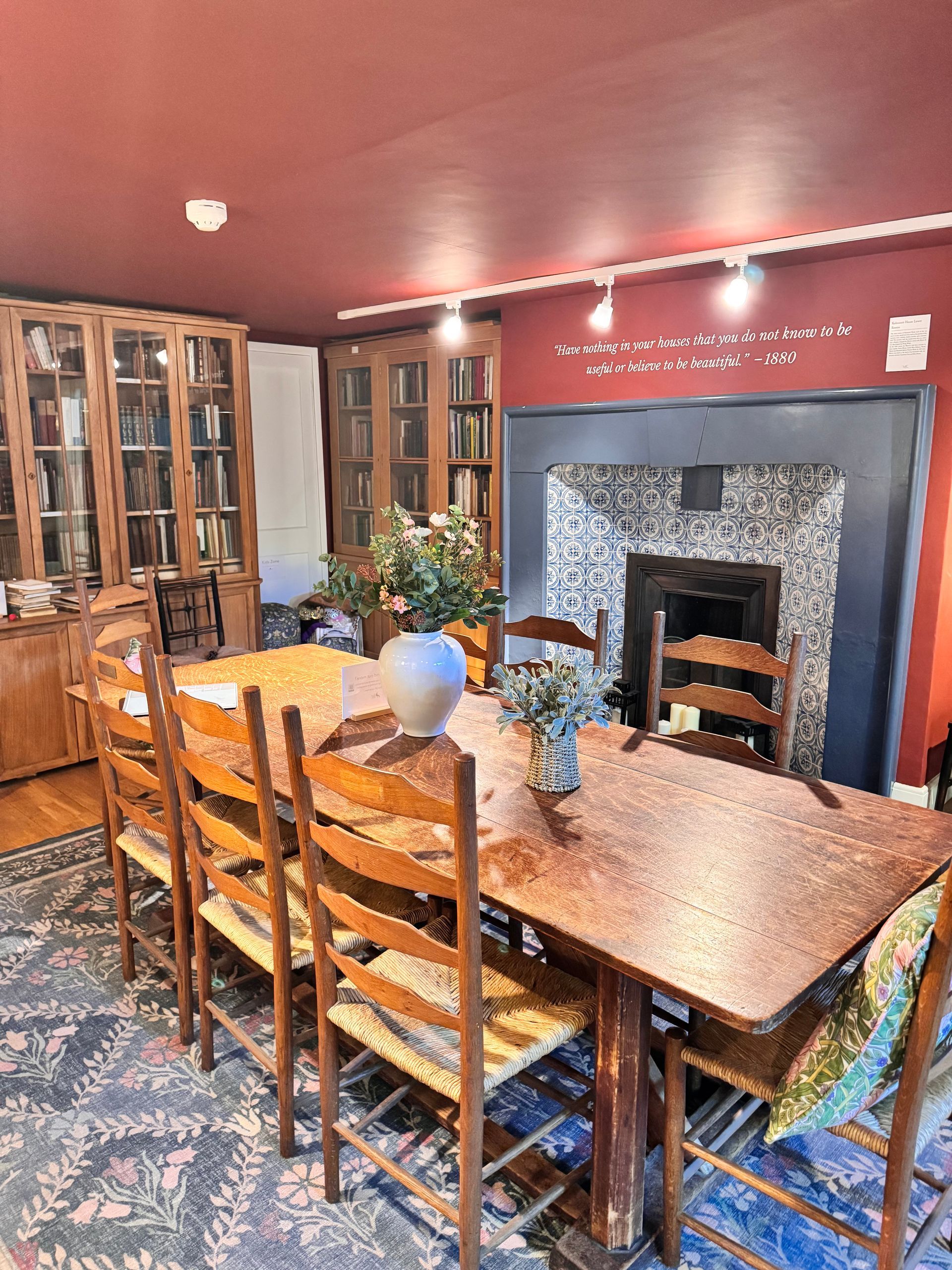 Kelmscott House dining room