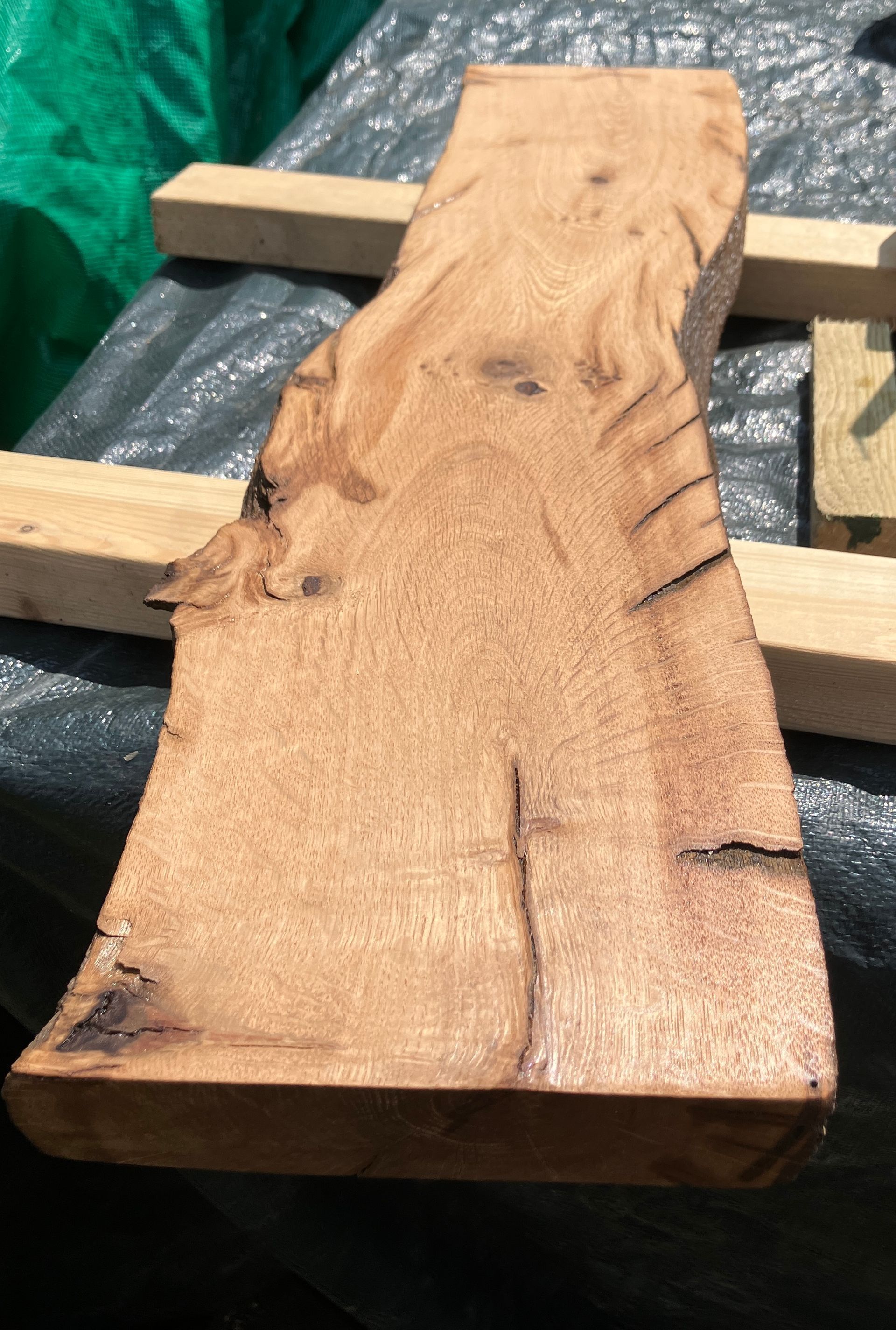 Small live edge shelf; Guide price
