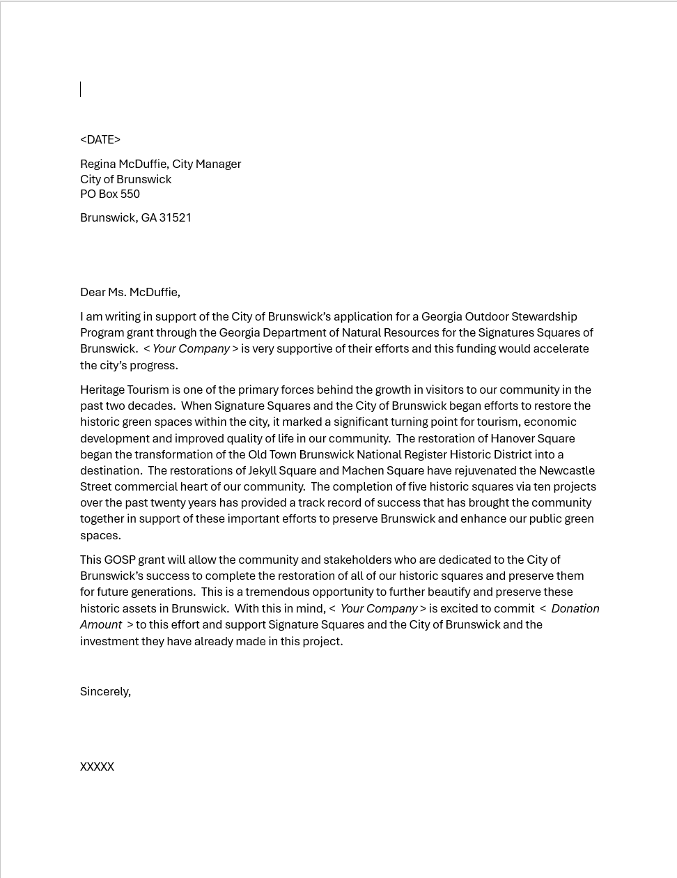 Letter of Financial Commitment Letter of Financial Commitment
