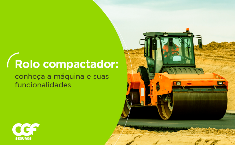 Rolo compactador: conheça a máquina e suas funcionalidades