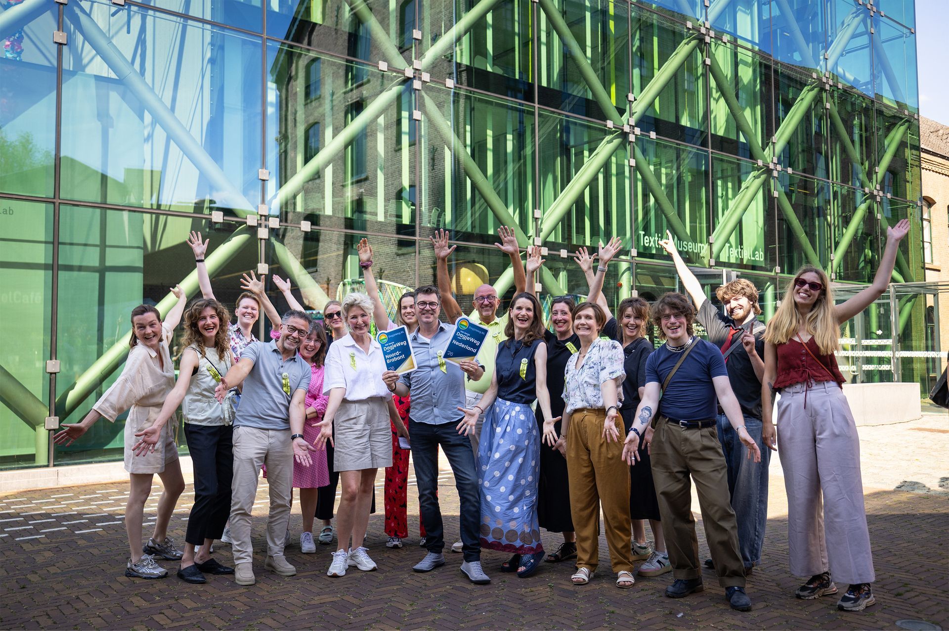 TextielMuseum groepsfoto Award Leukste dagjeweg.nl 2026