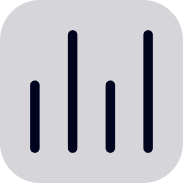 A line graph icon in a square on a white background.