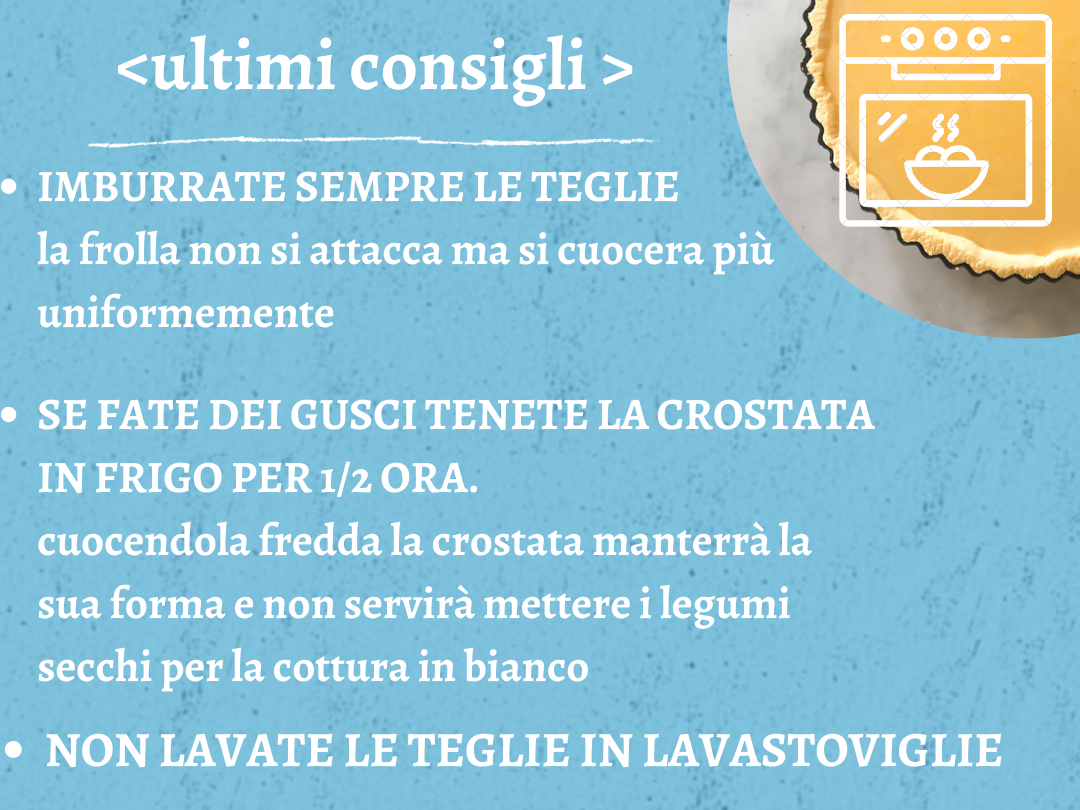 Uno sfondo blu con la scritta ultima consigli