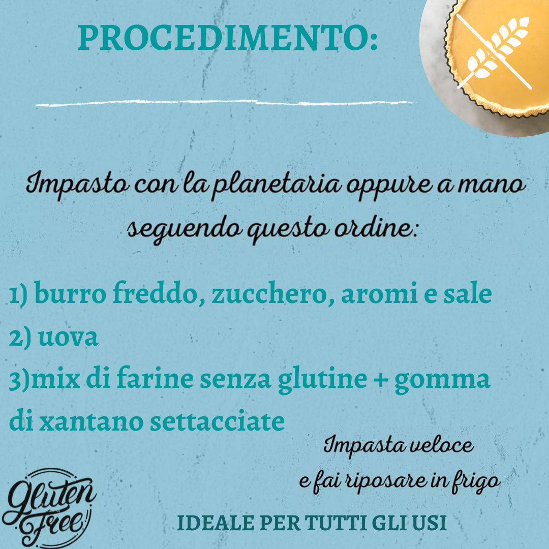 Una ricetta per una torta senza glutine è scritta in una lingua straniera