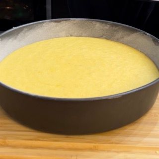 Lemon brownie cake