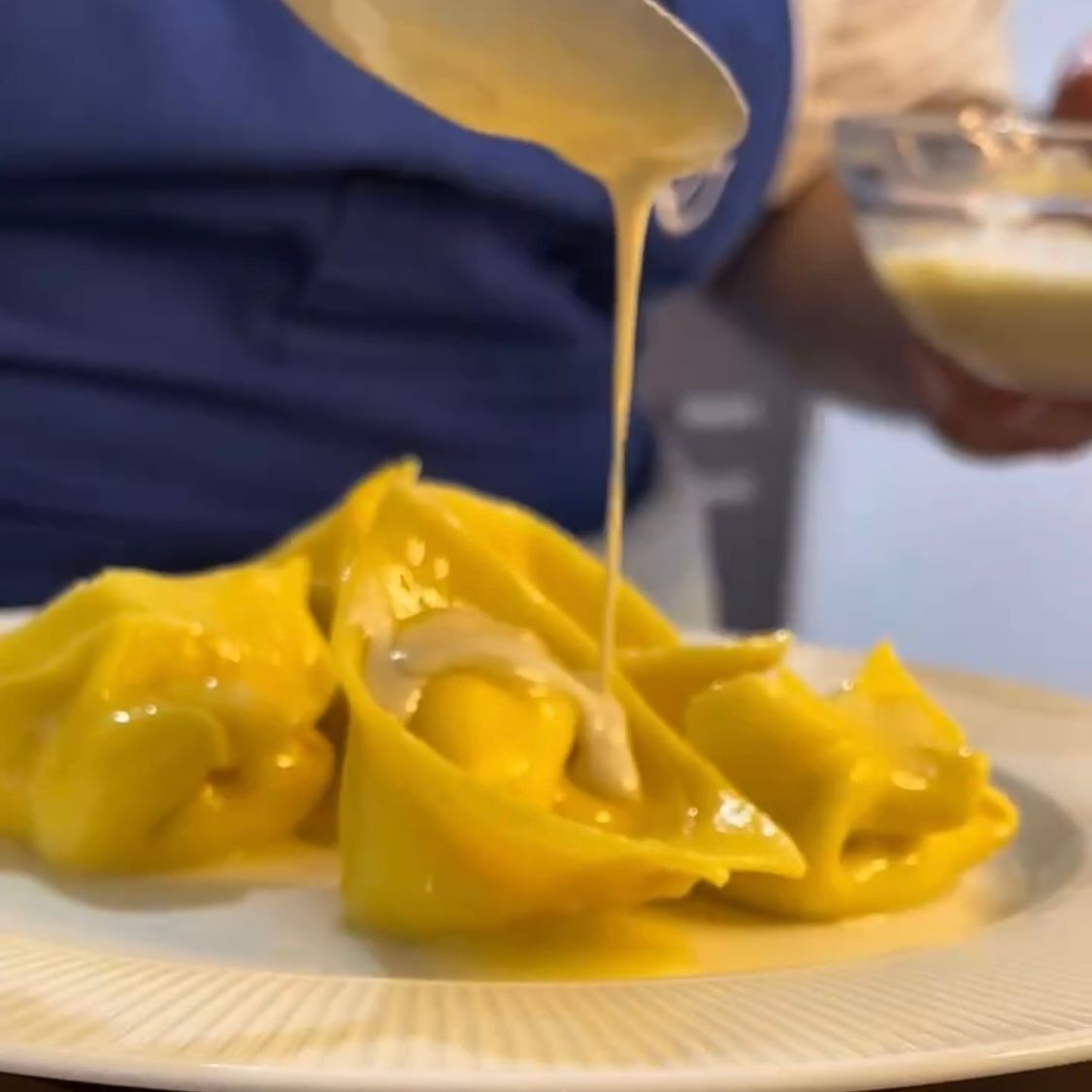 un colata di beurre blanc