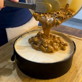 Cheesecake fredda al caramello