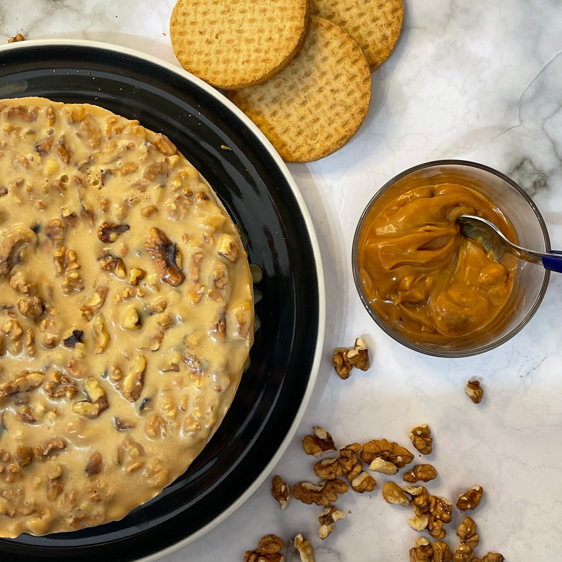 Cheesecake fredda al caramello