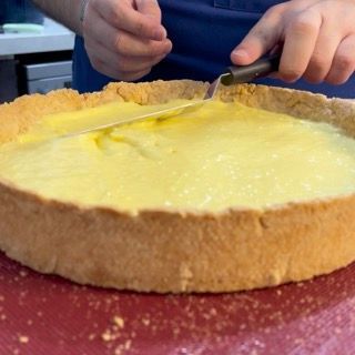 crostata alla frutta, lemon fruit tarte