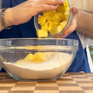 crostata alla frutta, lemon fruit tarte