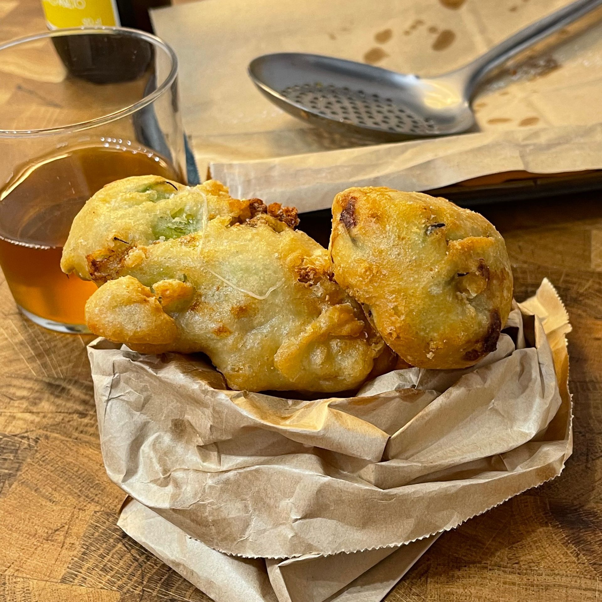 Fiori di zucca in pastella