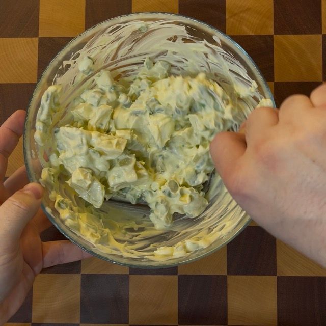 preparazione insalata russa