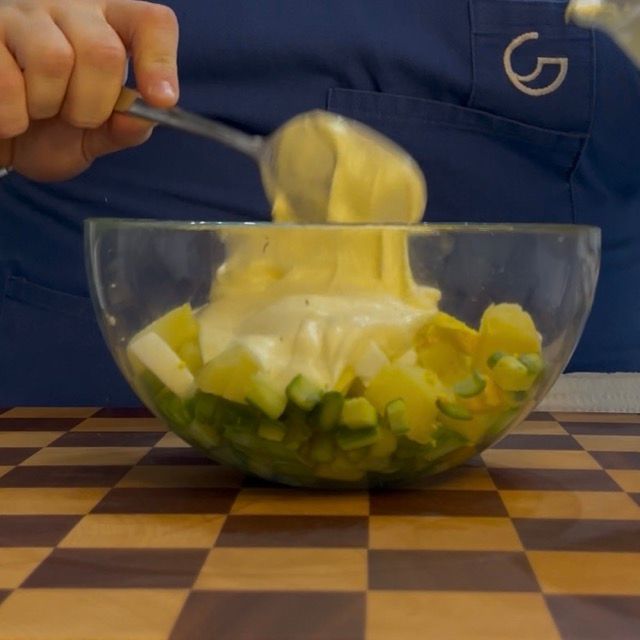 preparazione insalata russa