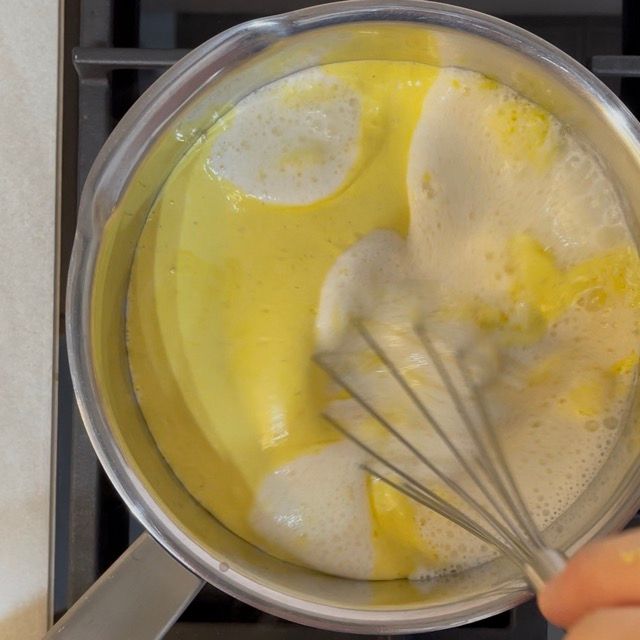 La crema pasticcera che si addensa istantaneamente.