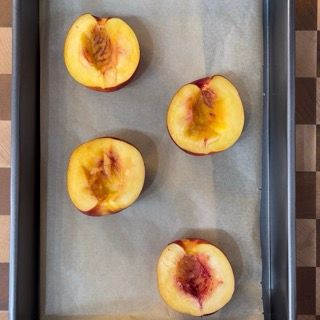 Pesche crumble