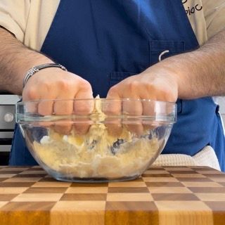 Pesche crumble