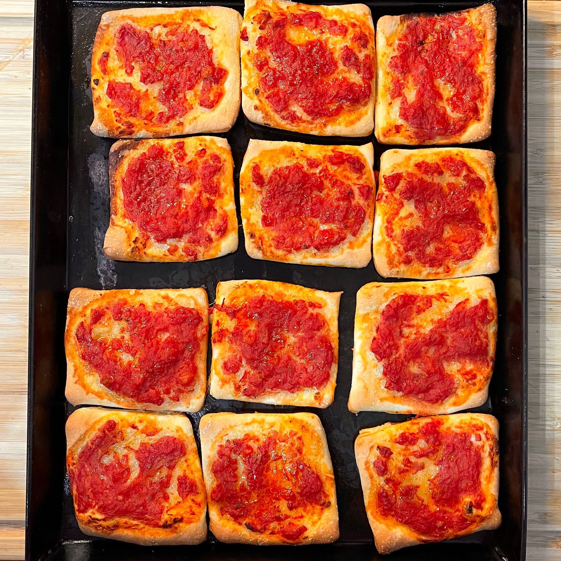Pizzette rosse