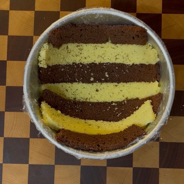 preparazione zuccotto semifreddo