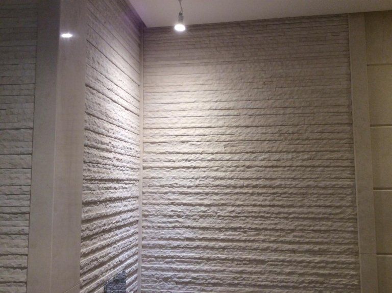 white stone wall