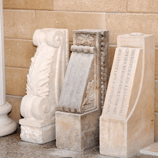 decorative bases for stone columns