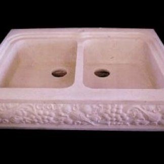 double stone washbasin