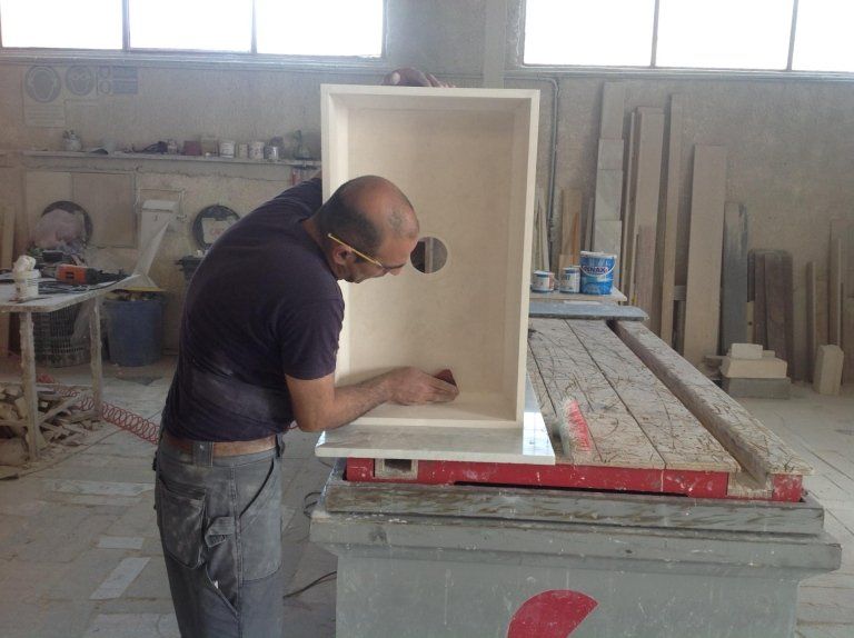 realization of a marble sink