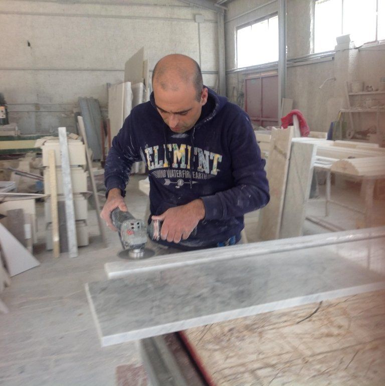 marble slab processing