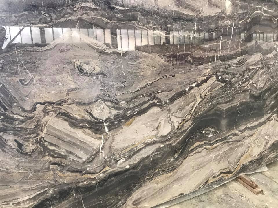 white marble with grey veins