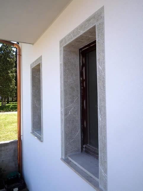 grey stone window jambs