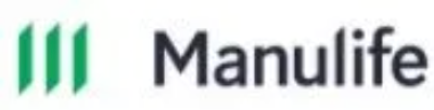 The word manulife is written in black on a white background