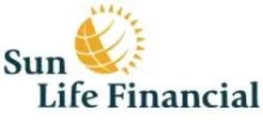 The sun life financial logo is shown on a white background