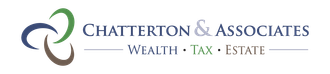 Chatterton & Associates logo: Abstract circles in green, blue, and brown, with text. 
