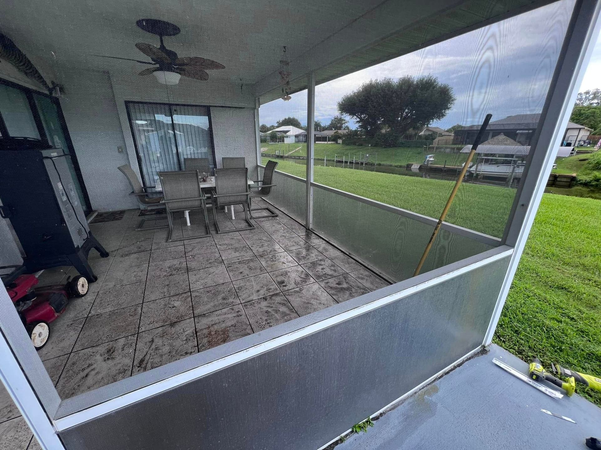 Patio Clean up