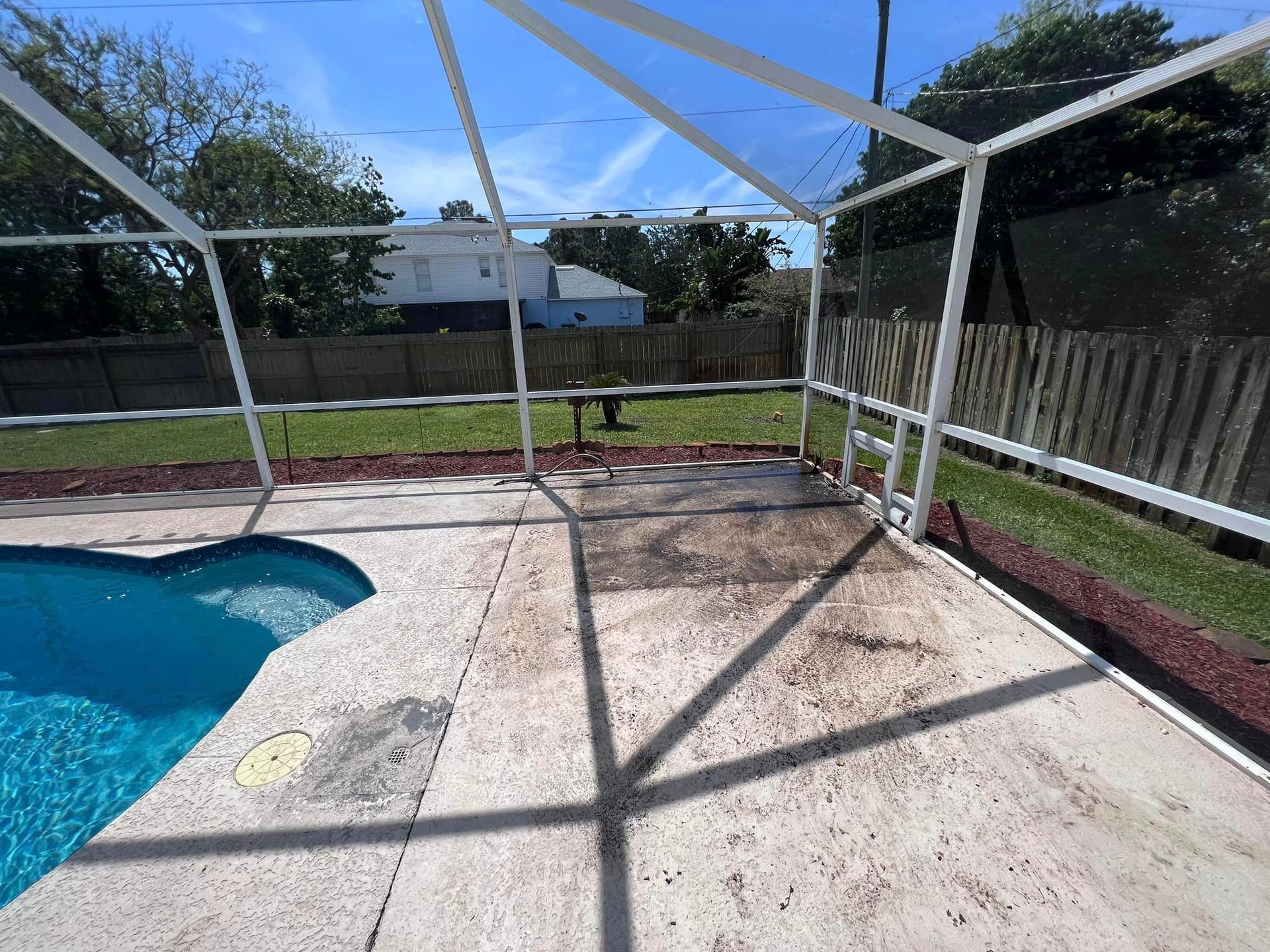 Hot Tub After Removal