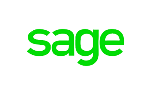 the sage logo is green and white on a white background .